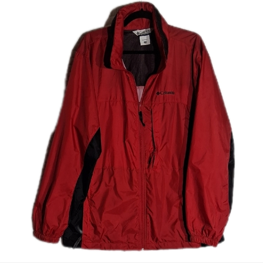 Columbia Lightweight Windbreaker/Rain Jacket Size Men's Large